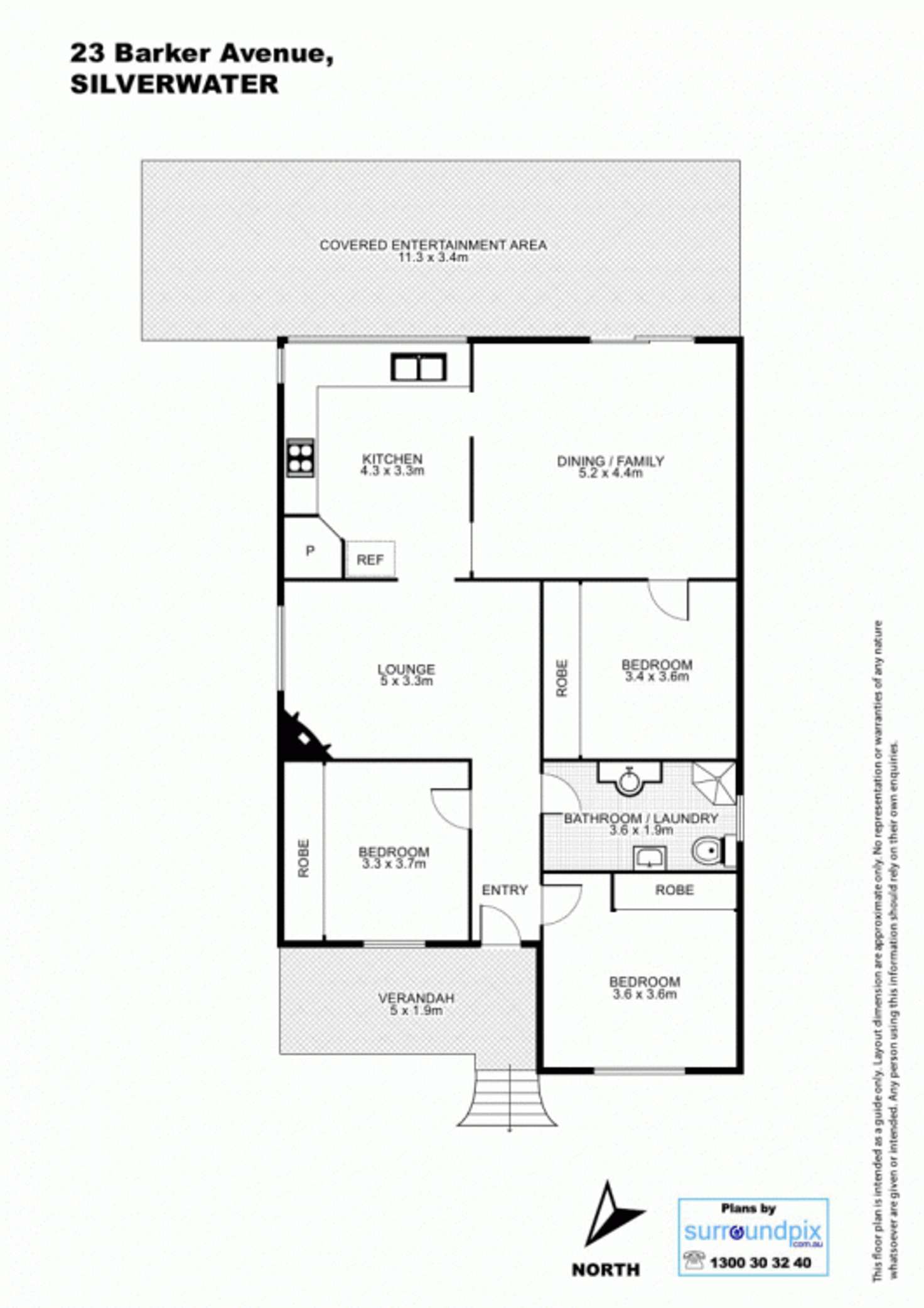 Floorplan of Homely house listing, 23 Barker Ave, Silverwater NSW 2128