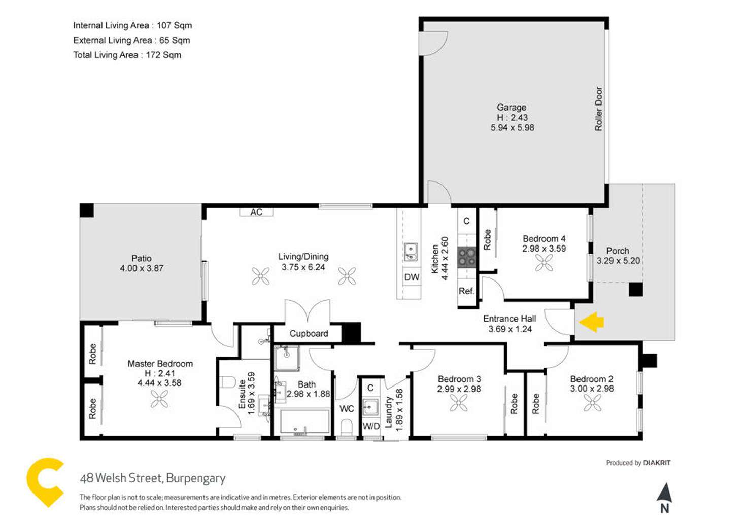 Floorplan of Homely house listing, 48 Welsh Street, Burpengary QLD 4505
