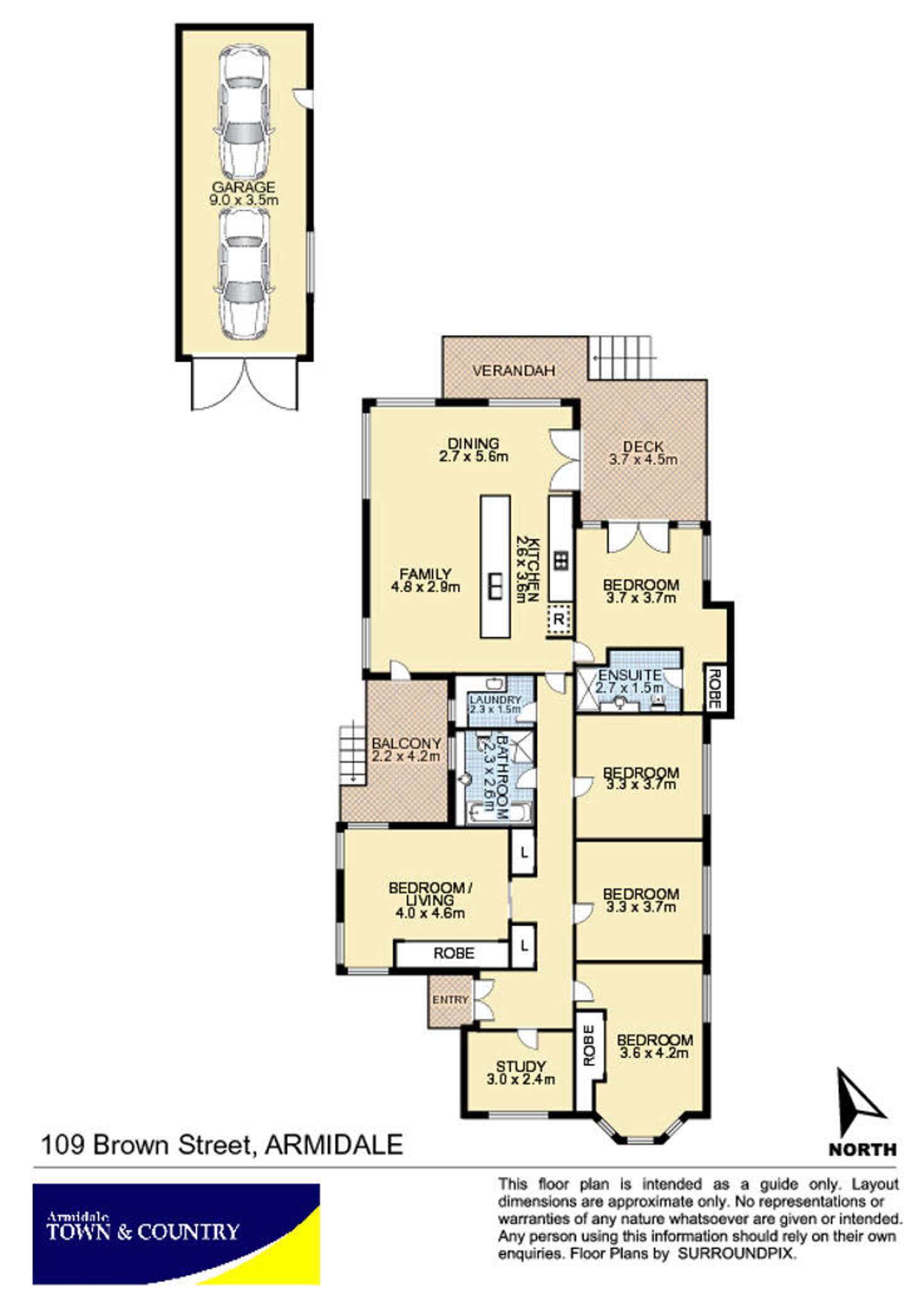 Floorplan of Homely house listing, 109 Brown Street, Armidale NSW 2350