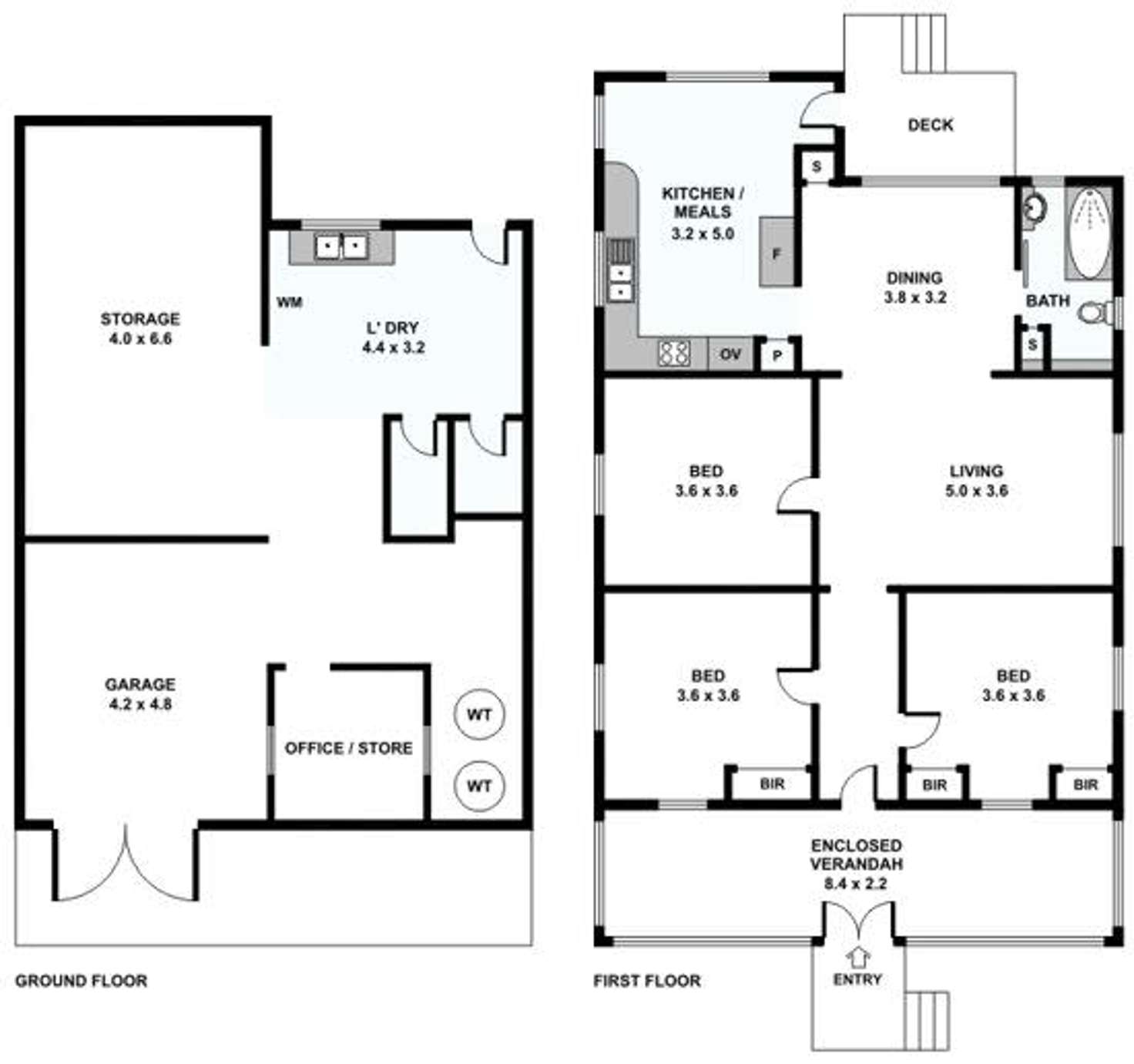 Floorplan of Homely house listing, 52 Ridge Street, Greenslopes QLD 4120