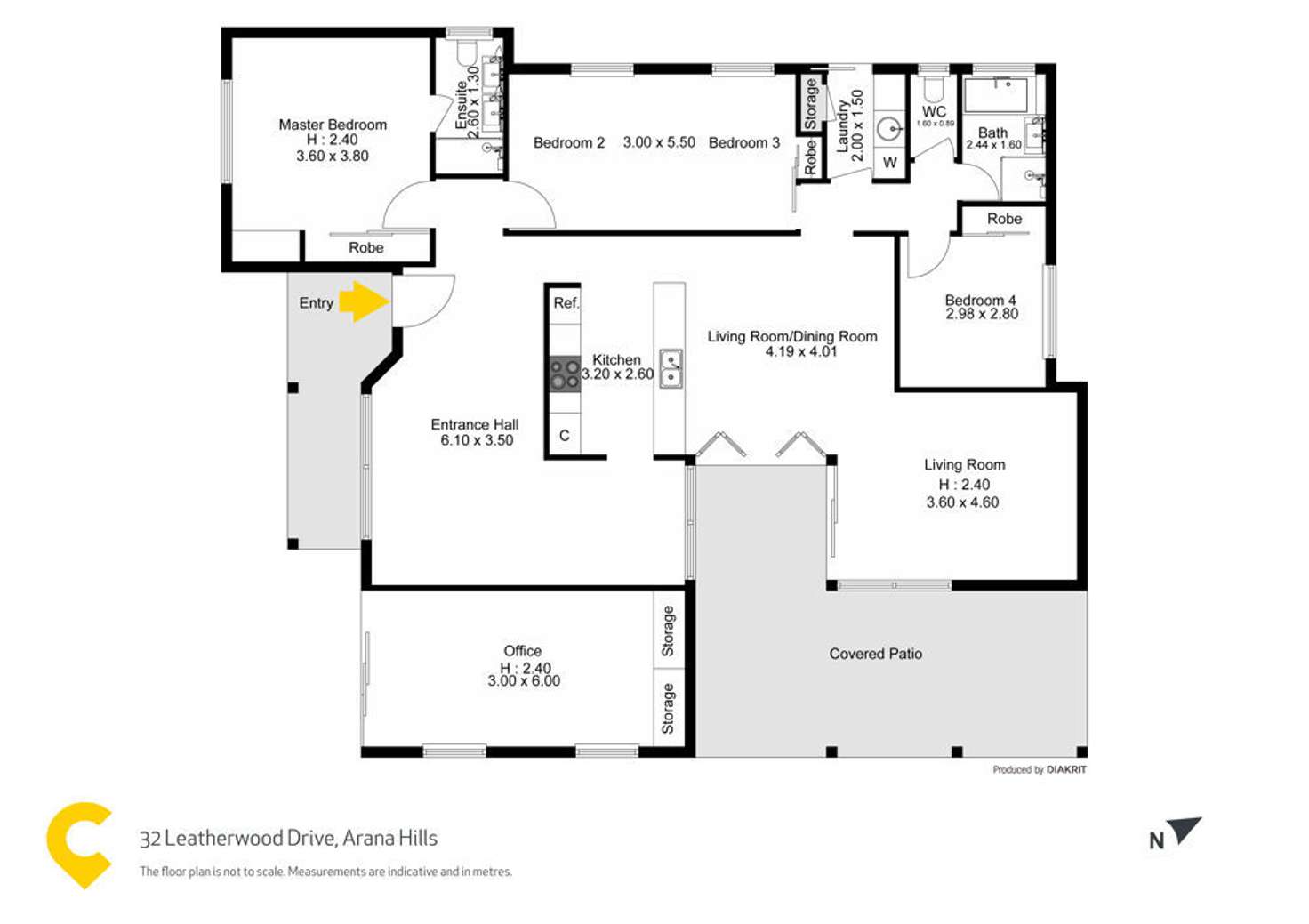 Floorplan of Homely house listing, 32 Leatherwood Drive, Arana Hills QLD 4054