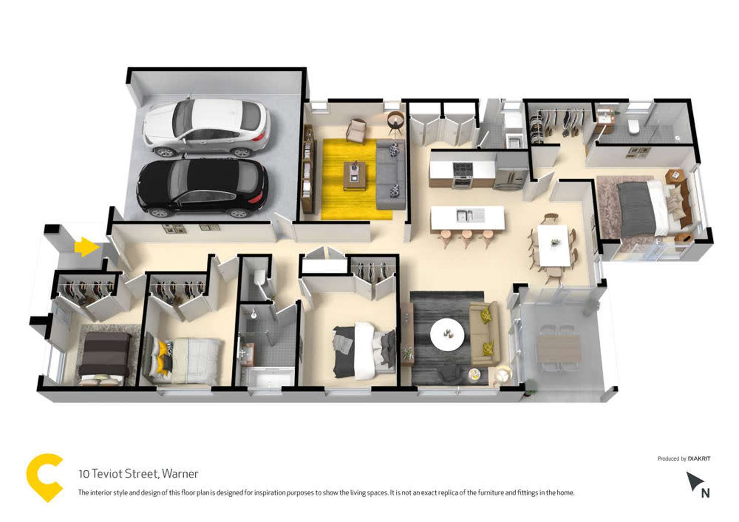 Floorplan of Homely house listing, 10 Teviot Street, Warner QLD 4500
