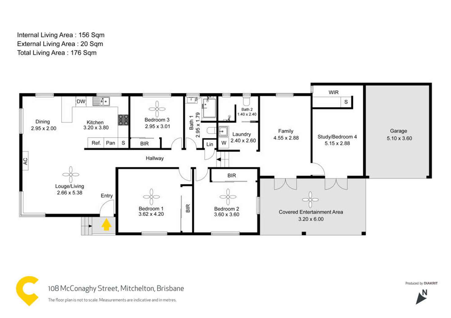 Floorplan of Homely house listing, 108 McConaghy Street, Mitchelton QLD 4053