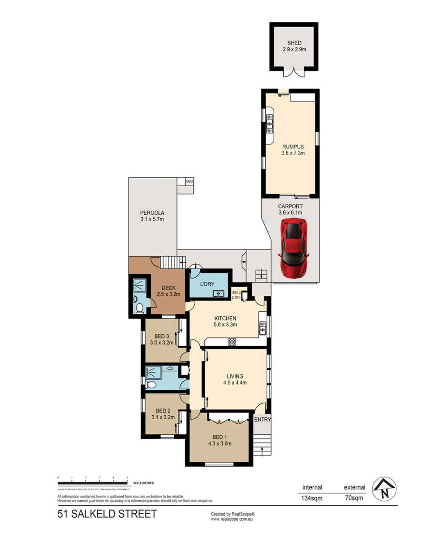 Floorplan of Homely house listing, 51 Salkeld Street,, Tarragindi QLD 4121