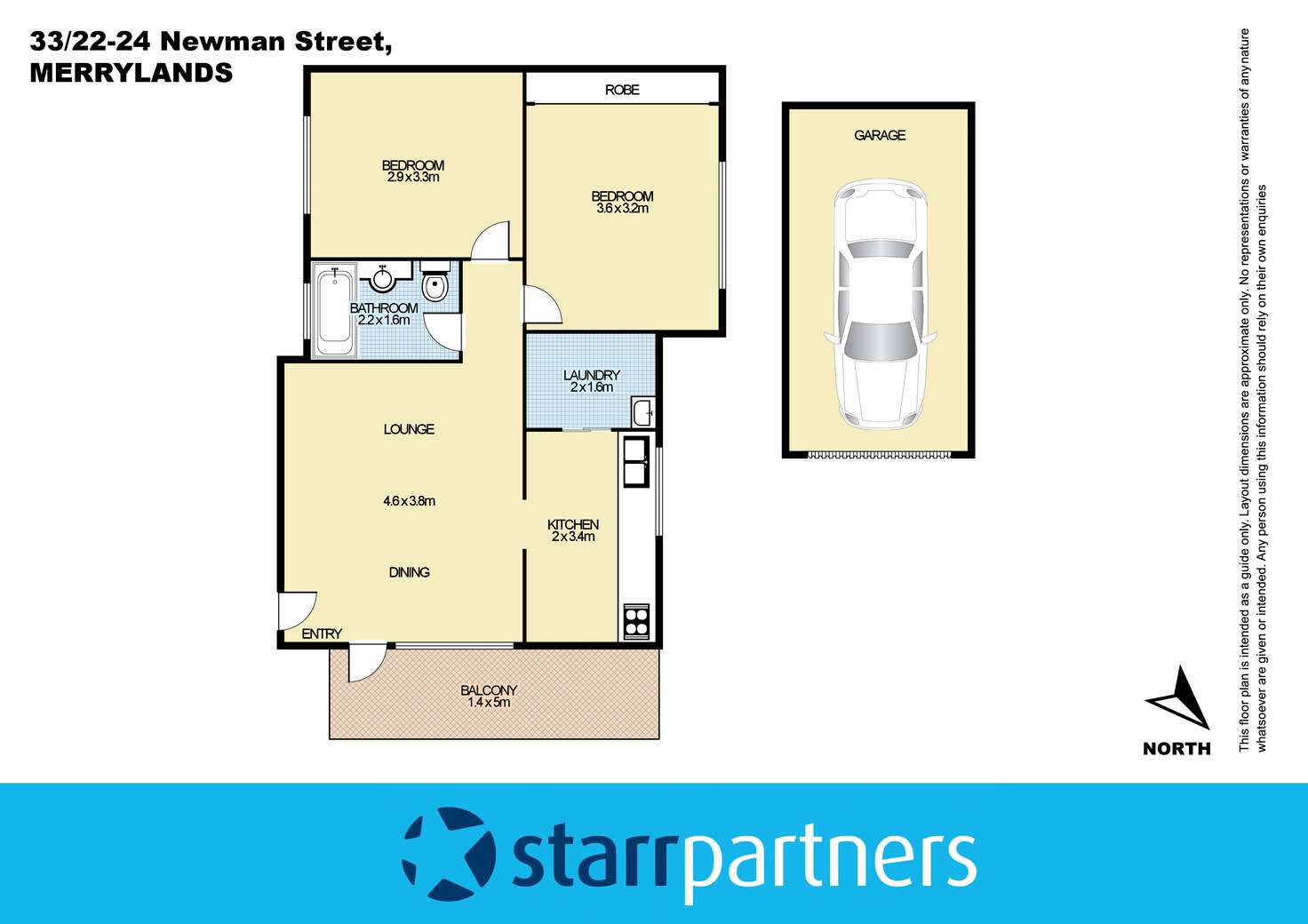 Floorplan of Homely unit listing, 33/22-26 Newman Street, Merrylands NSW 2160