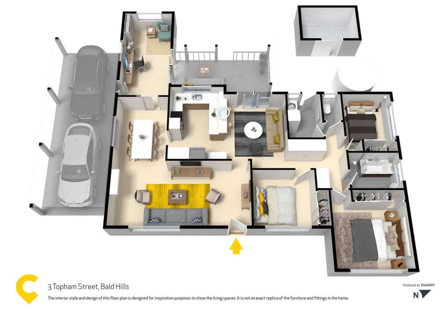 Floorplan of Homely house listing, 3 Topham Street, Bald Hills QLD 4036