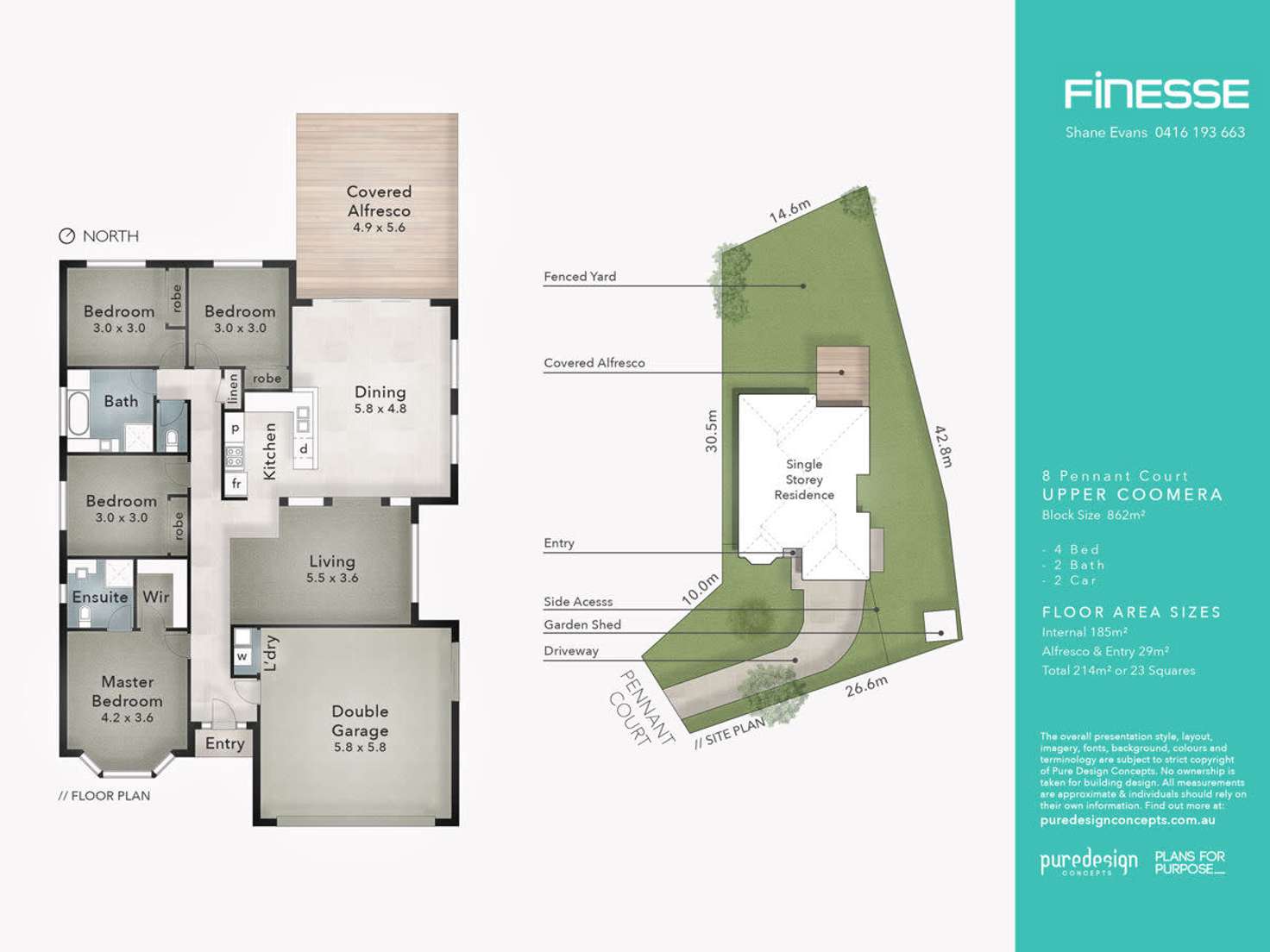 Floorplan of Homely house listing, 8 Pennant Court, Upper Coomera QLD 4209