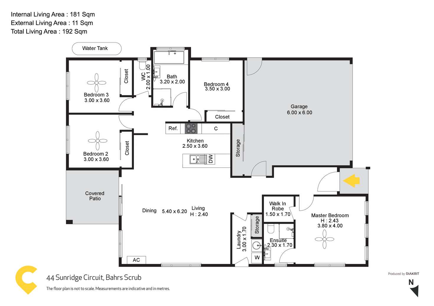 Floorplan of Homely house listing, 44 Sunridge Circuit, Bahrs Scrub QLD 4207