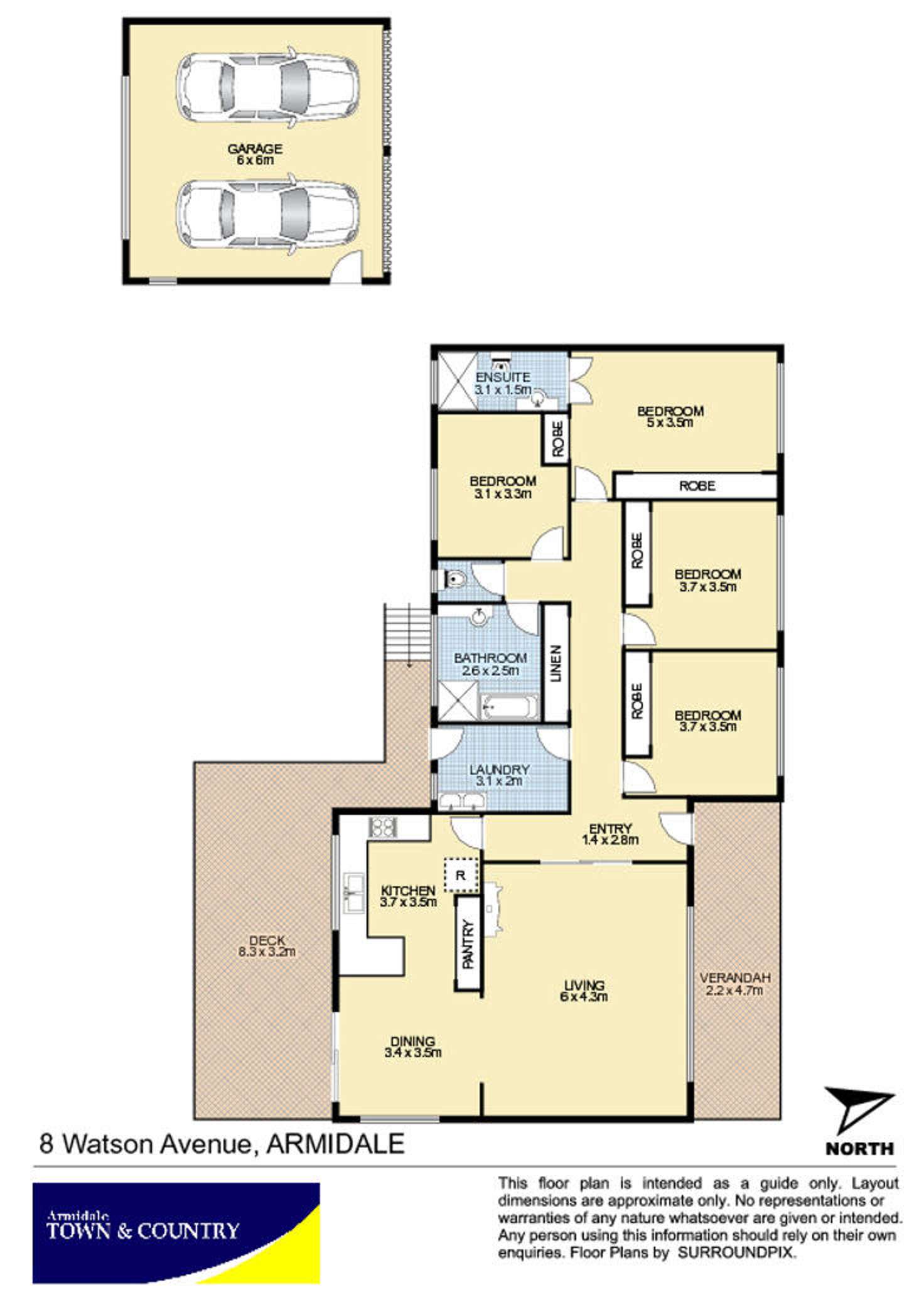 Floorplan of Homely house listing, 8 Watson Avenue, Armidale NSW 2350