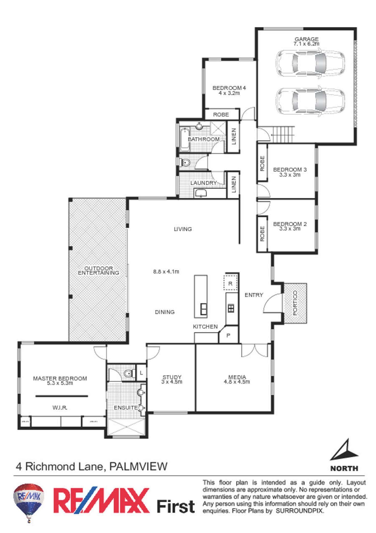 Floorplan of Homely house listing, 4 Richmond Lane, Palmview QLD 4553