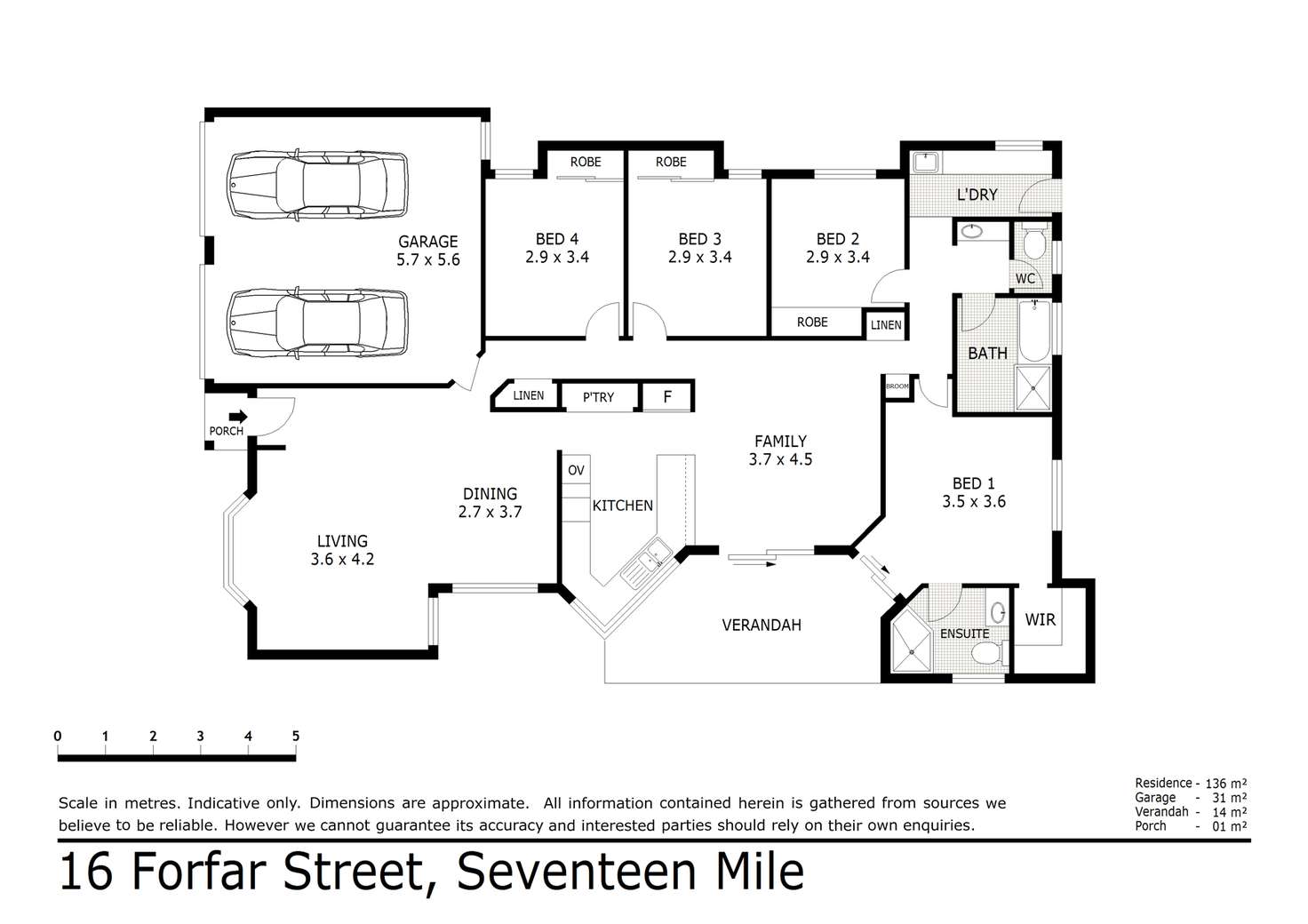 Floorplan of Homely house listing, 16 Forfar Street, Seventeen Mile Rocks QLD 4073