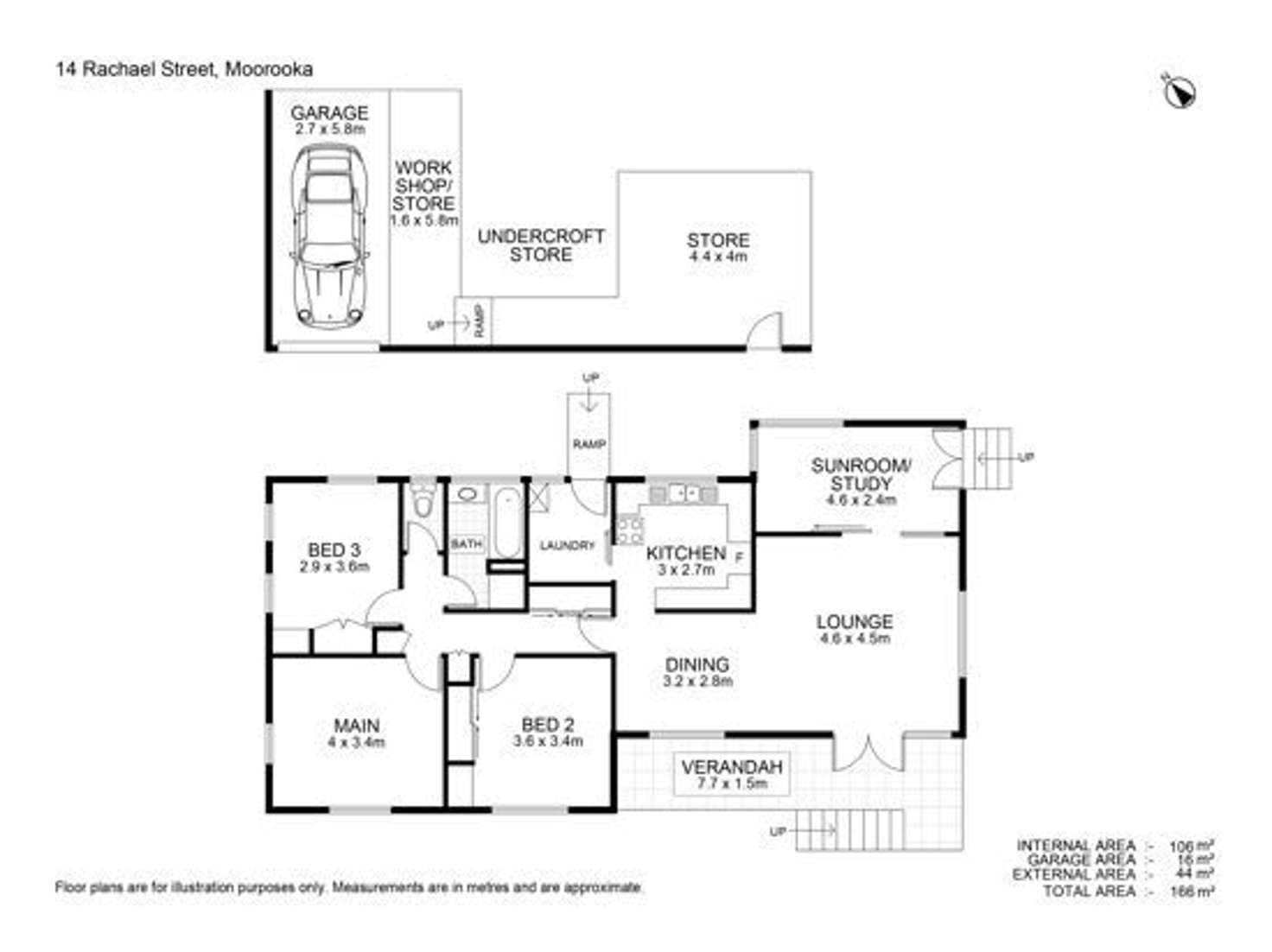 Floorplan of Homely house listing, 14 Rachael St, Moorooka QLD 4105