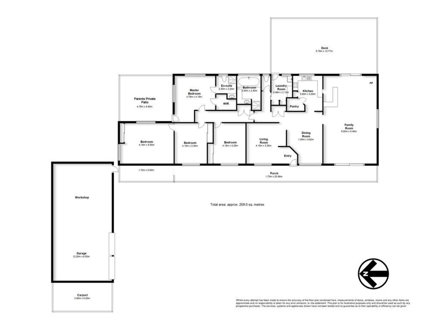 Floorplan of Homely house listing, 10 Hawk Street, Moodlu QLD 4510