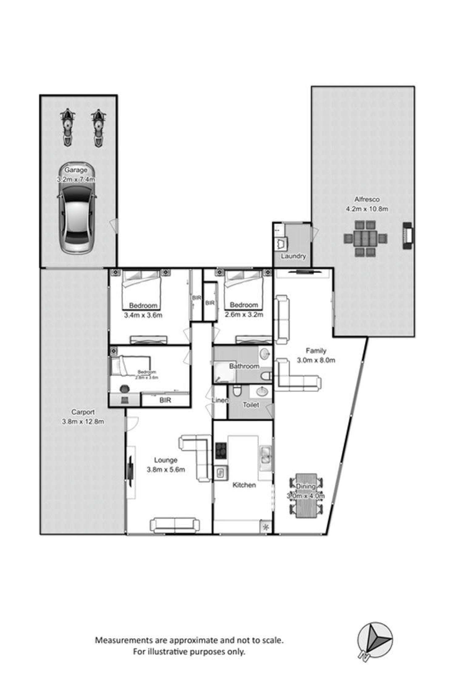 Floorplan of Homely house listing, 5 Savery Place, Fairfield West NSW 2165