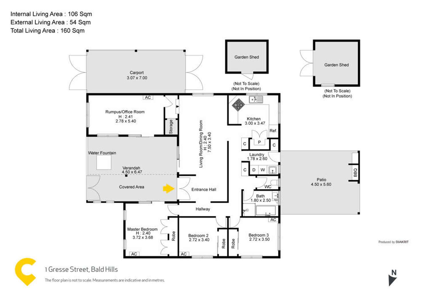 Floorplan of Homely house listing, 1 Gresse Street, Bald Hills QLD 4036