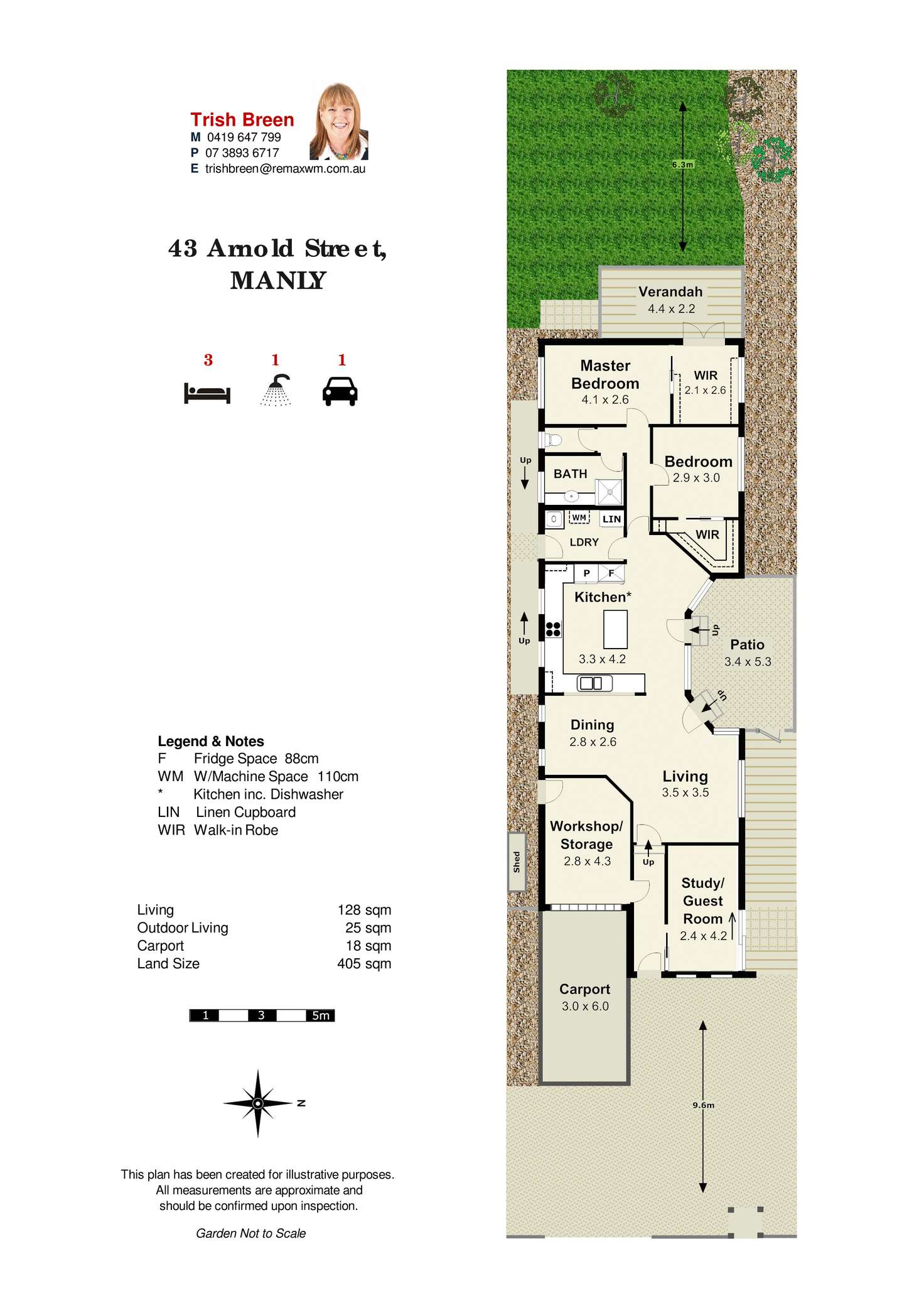Floorplan of Homely house listing, 43 Arnold St, Manly QLD 4179