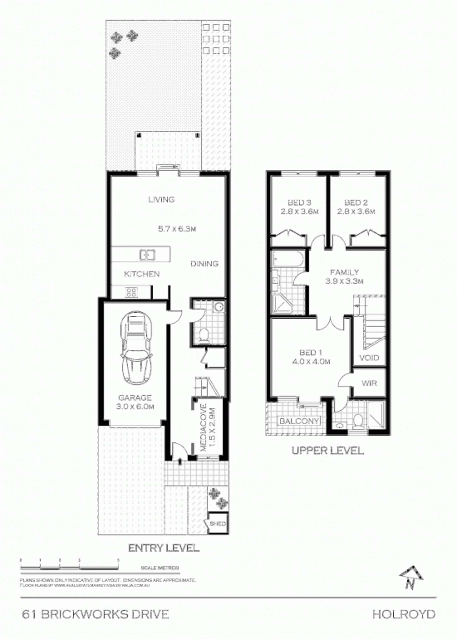 Floorplan of Homely house listing, 61 Brickworks Drive, Holroyd NSW 2142