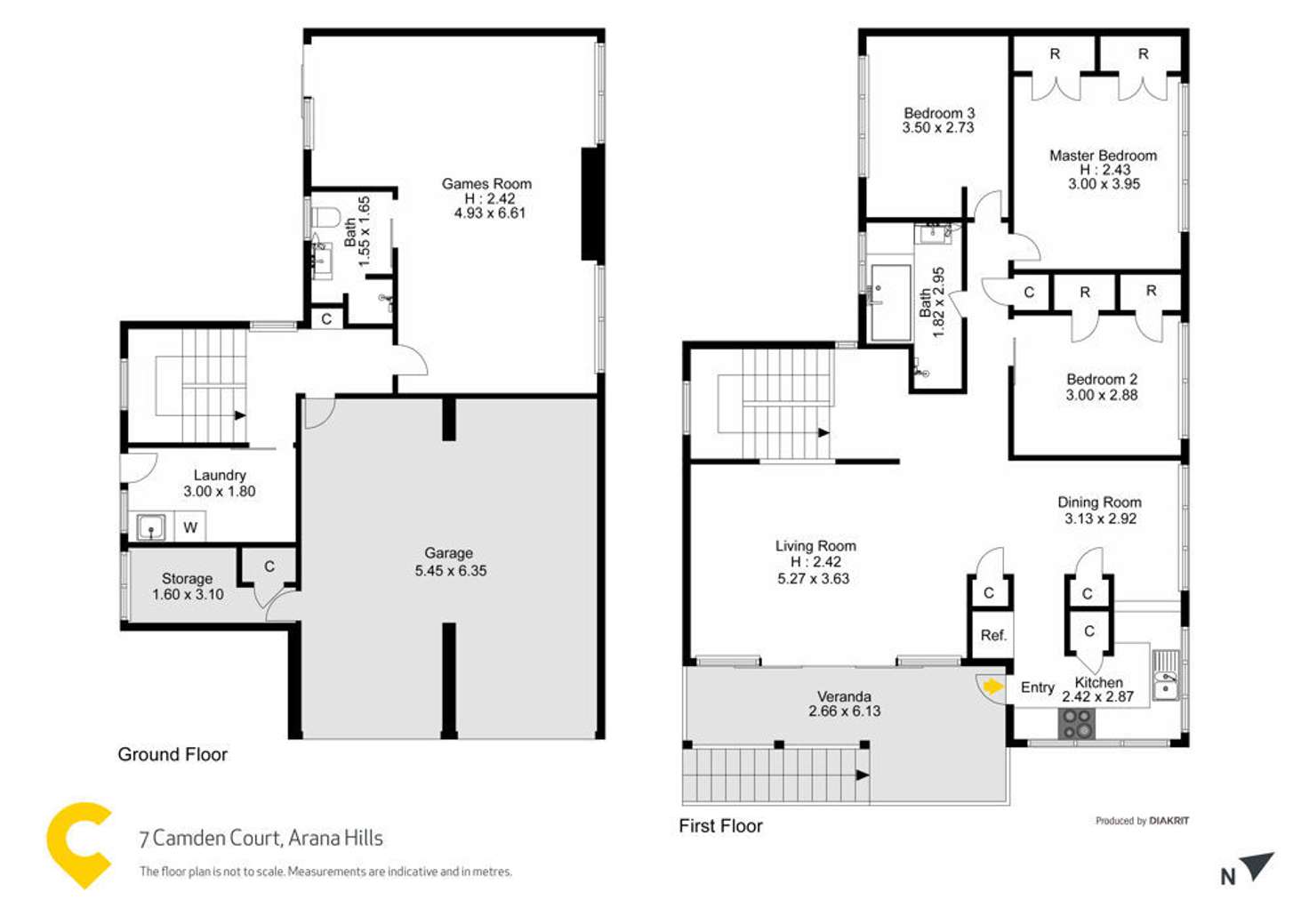 Floorplan of Homely house listing, 7 Camden Court, Arana Hills QLD 4054