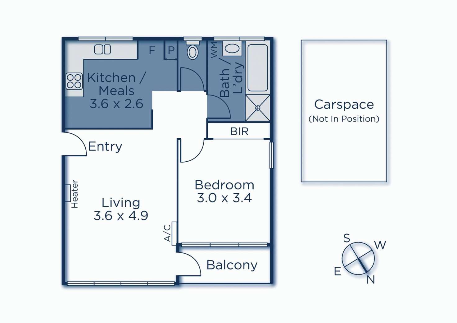 Floorplan of Homely apartment listing, 24/176 Power Street, Hawthorn VIC 3122
