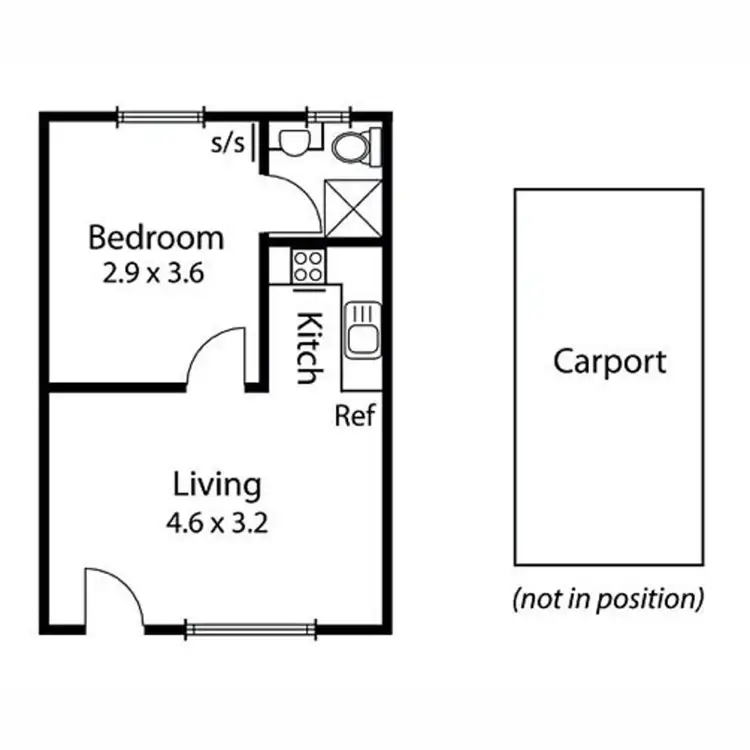Floorplan of Homely apartment listing, 6/11 Waratah Avenue, Glen Huntly VIC 3163