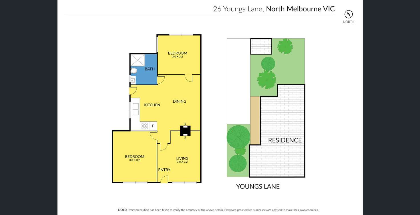 Floorplan of Homely house listing, 26 Youngs Lane, North Melbourne VIC 3051