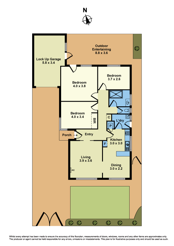 Floorplan of Homely house listing, 60 Murray Street, Yarraville VIC 3013