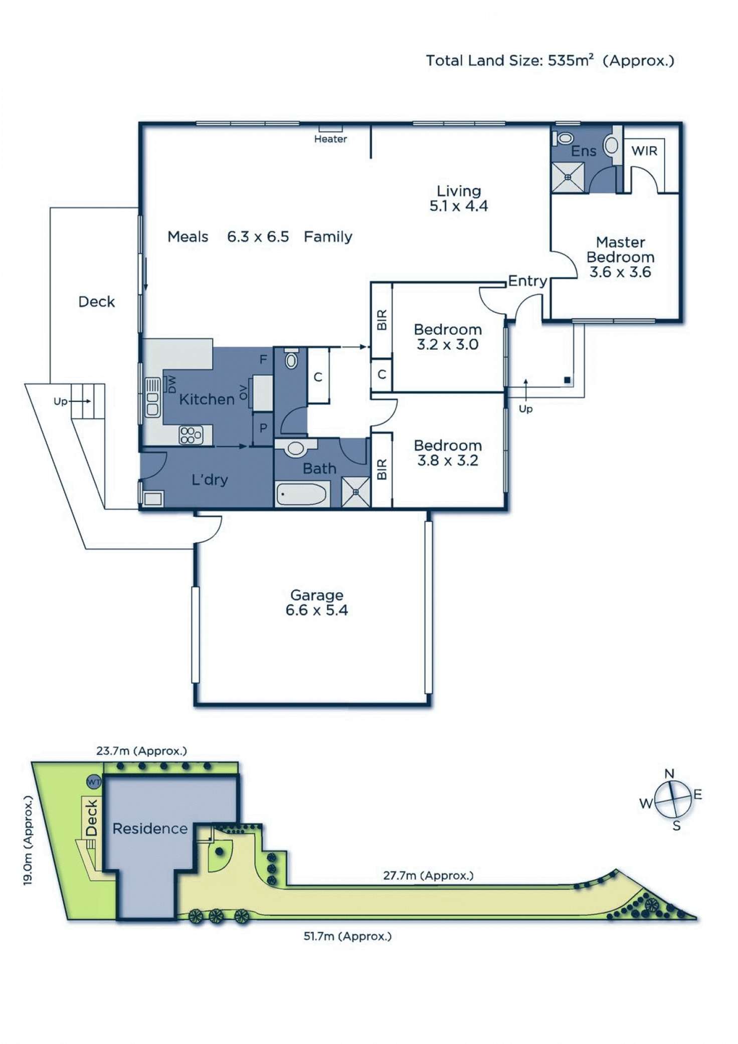 Floorplan of Homely unit listing, 65A Greenhill Road, Bayswater North VIC 3153