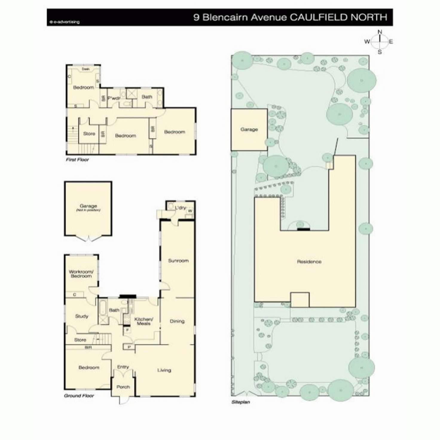 Floorplan of Homely house listing, 9 Blencairn Avenue, Caulfield North VIC 3161