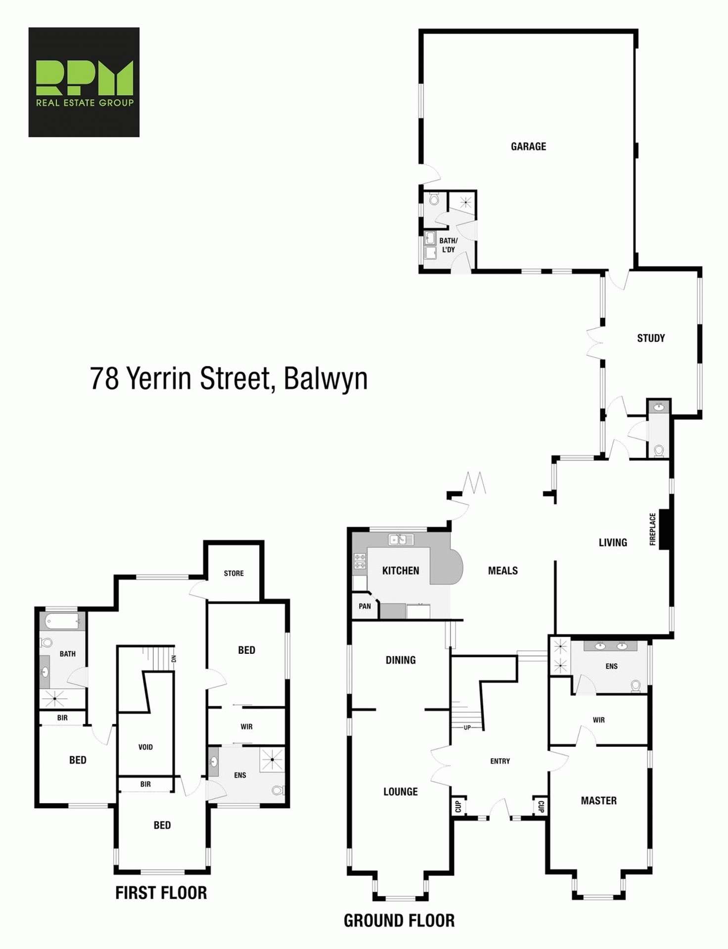 Floorplan of Homely house listing, 78 Yerrin Street, Balwyn VIC 3103