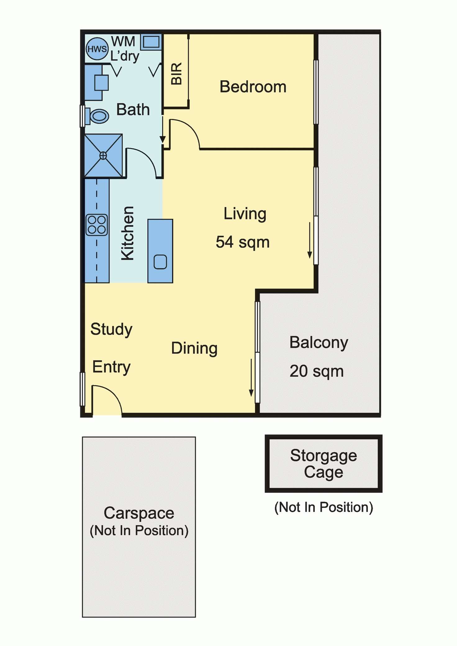 Floorplan of Homely apartment listing, 18/273 Grange Road, Ormond VIC 3204