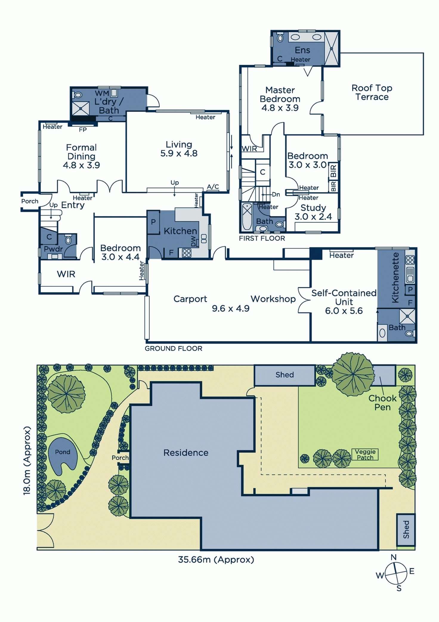Floorplan of Homely house listing, 44 Somers Street, Burwood VIC 3125