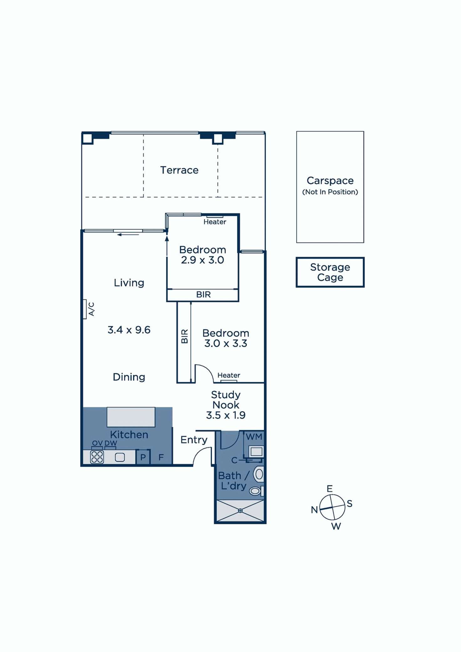 Floorplan of Homely apartment listing, 105/92 Kinkora Road, Hawthorn VIC 3122