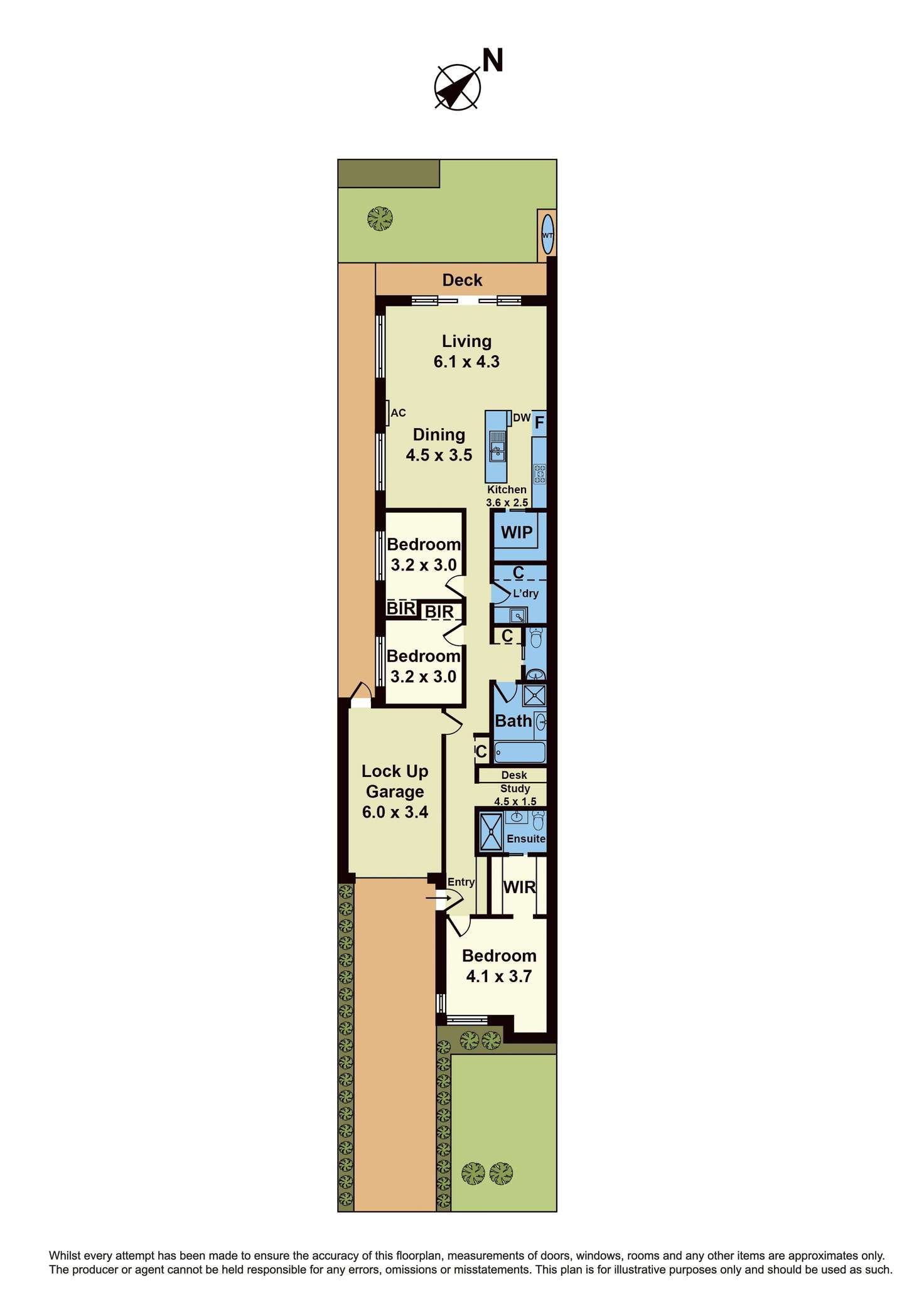 Floorplan of Homely townhouse listing, 4A McIntosh Road, Altona North VIC 3025