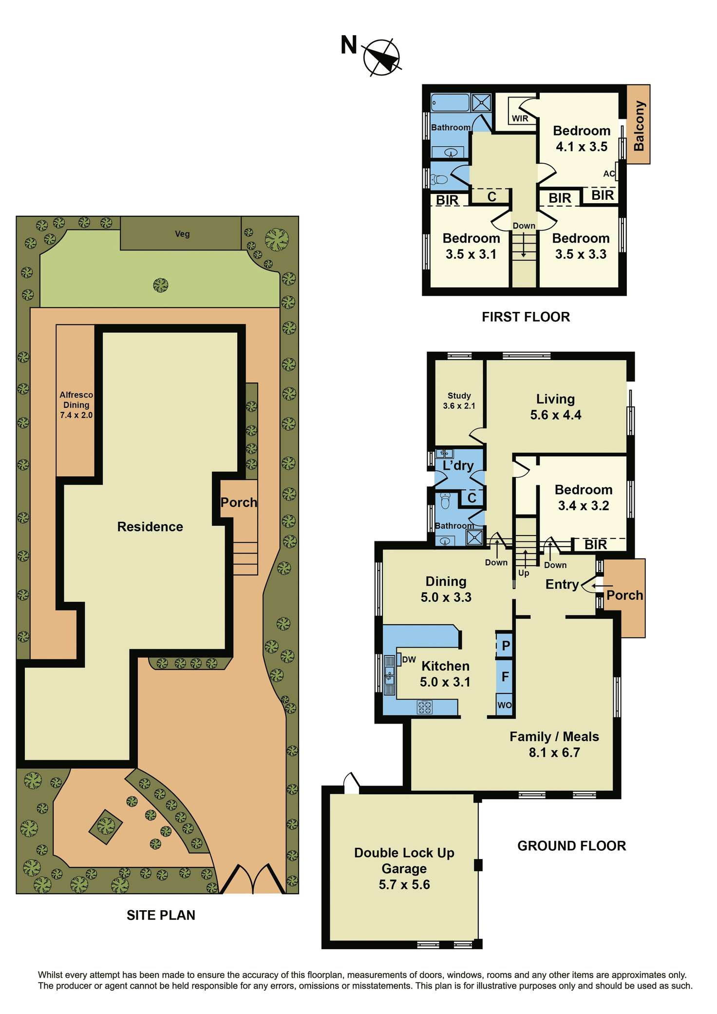 Floorplan of Homely house listing, 34 Charlbury Grove, St Albans VIC 3021