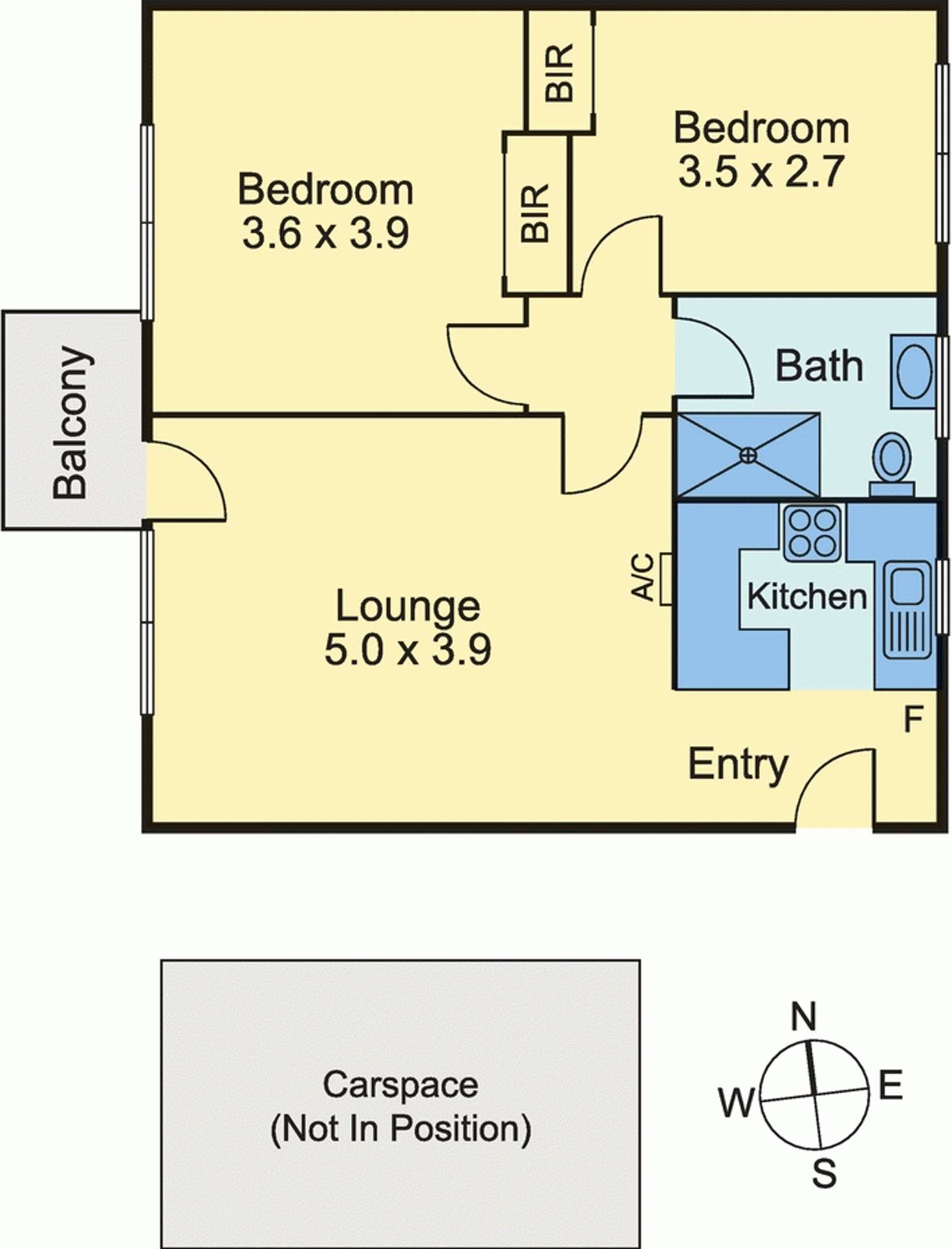 Floorplan of Homely apartment listing, 8/1435 High Street, Glen Iris VIC 3146
