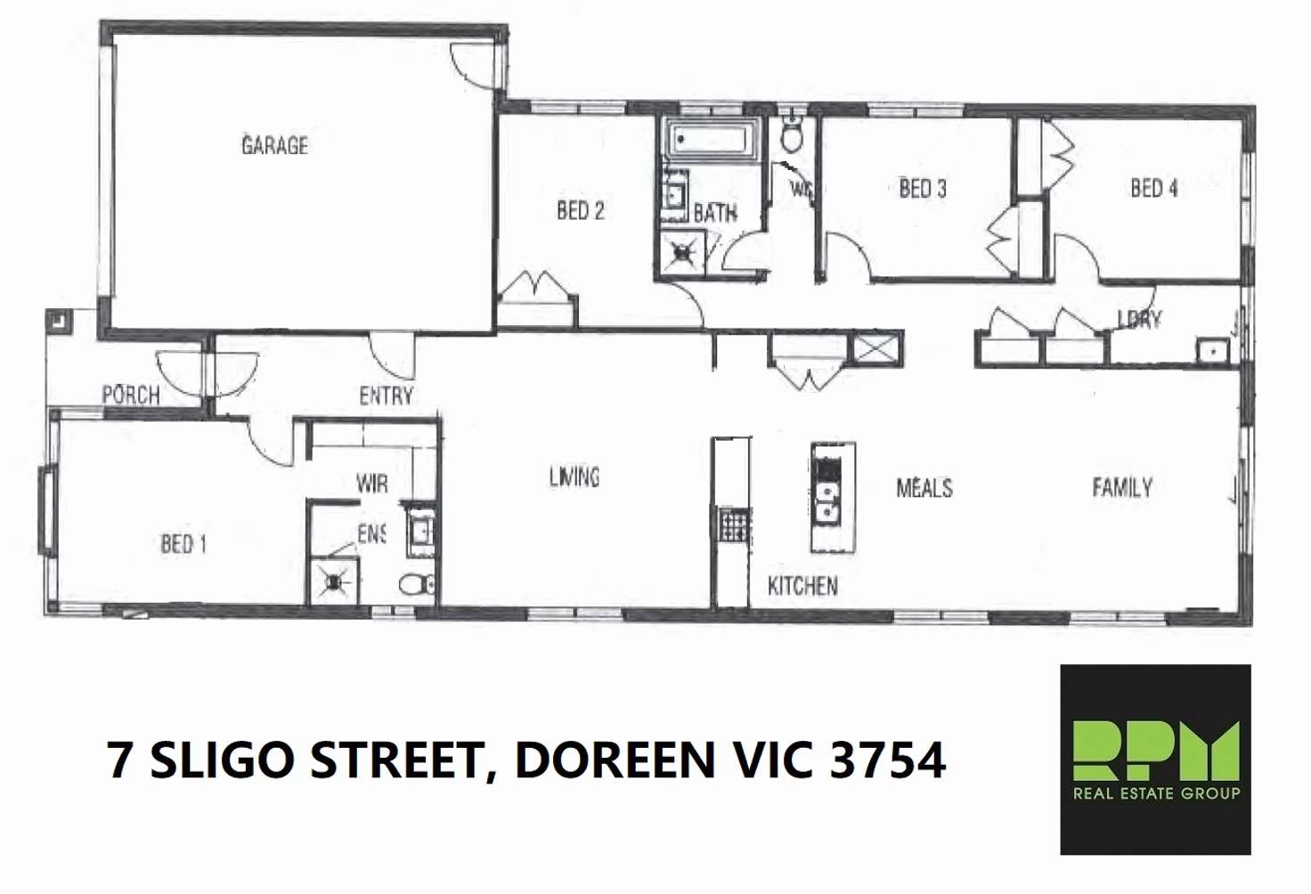 Floorplan of Homely house listing, 7 Sligo Street, Doreen VIC 3754