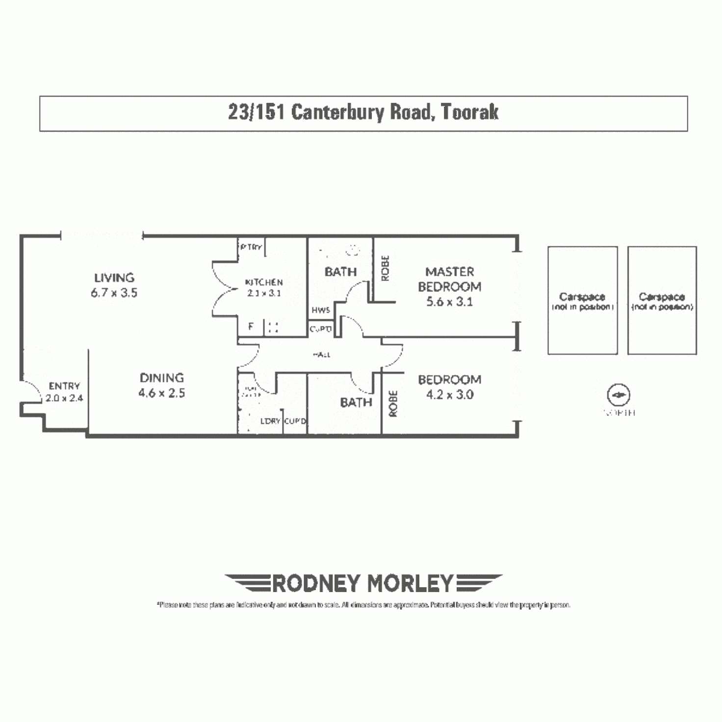 Floorplan of Homely apartment listing, 23/151 Canterbury Road, Toorak VIC 3142