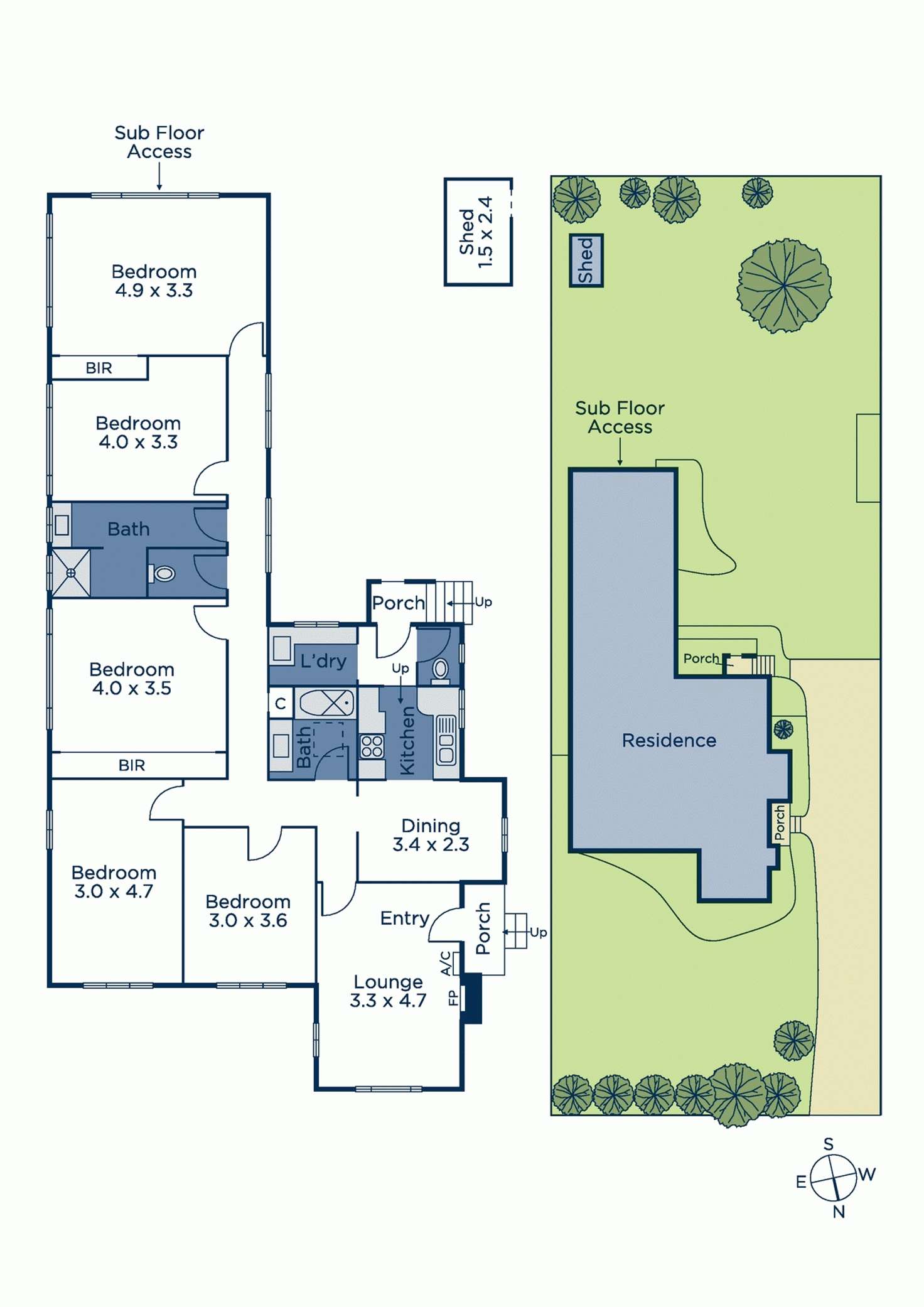 Floorplan of Homely house listing, 40 Stott Street, Box Hill South VIC 3128