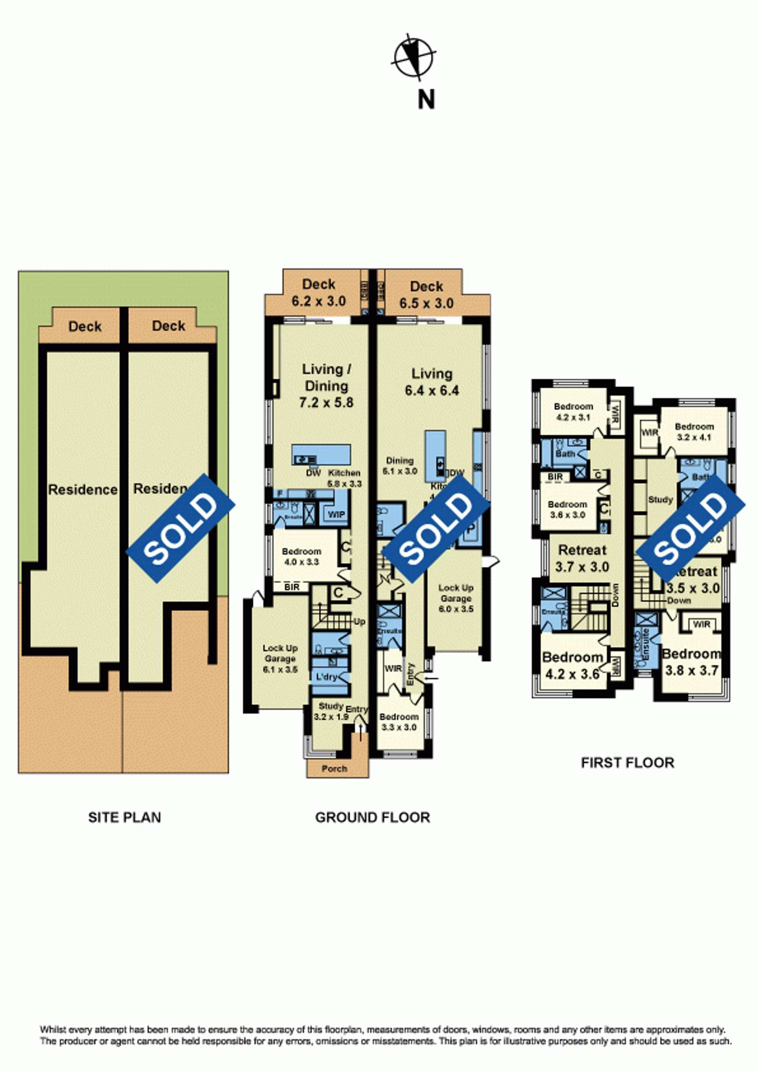 Floorplan of Homely townhouse listing, 1/49 Hearn Street, Altona North VIC 3025
