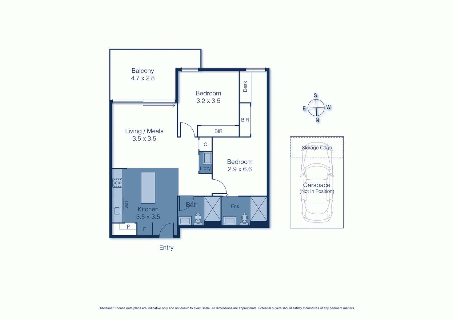 Floorplan of Homely apartment listing, 513/188 Whitehorse Road, Balwyn VIC 3103