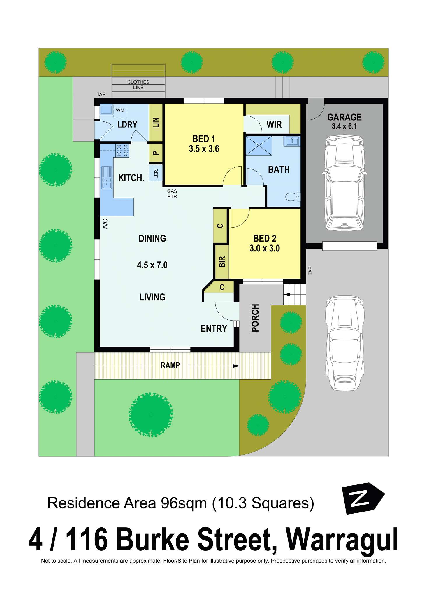 Floorplan of Homely unit listing, 4/116 Burke Street, Warragul VIC 3820