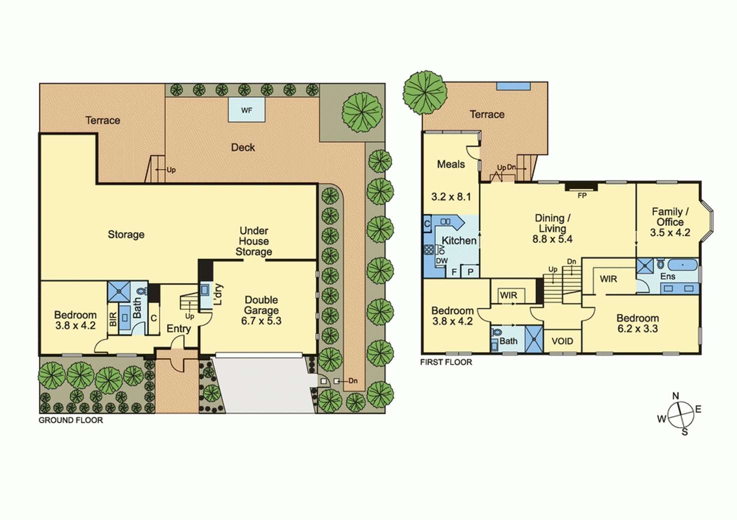 Floorplan of Homely house listing, 1A Dunraven Avenue, Toorak VIC 3142