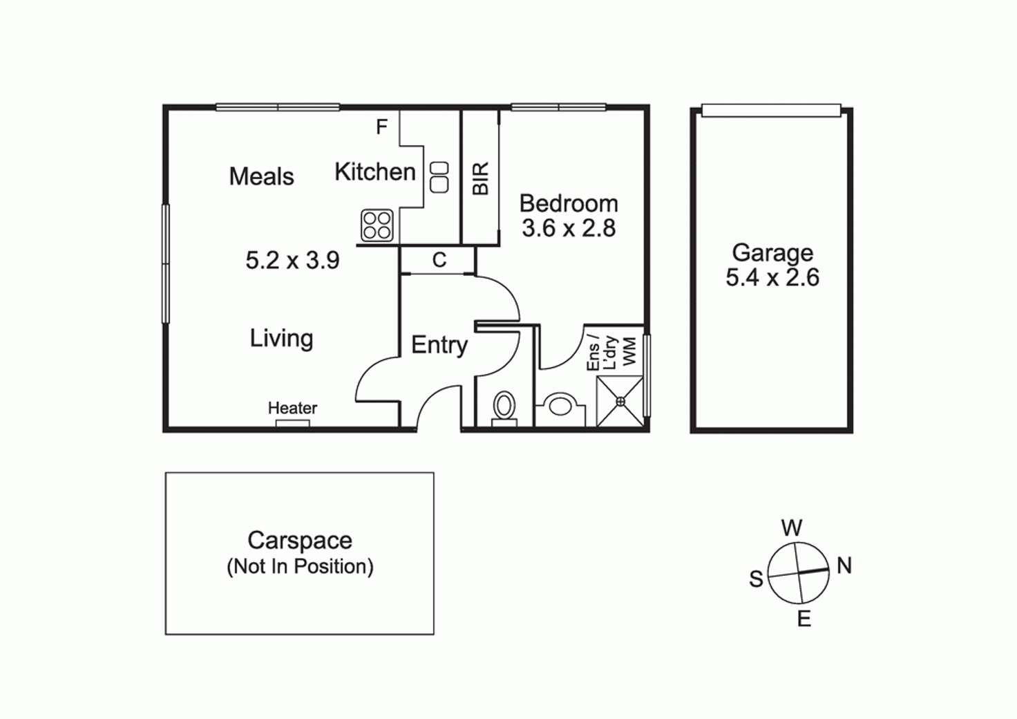 Floorplan of Homely apartment listing, 16/14 The Esplanade, Clifton Hill VIC 3068