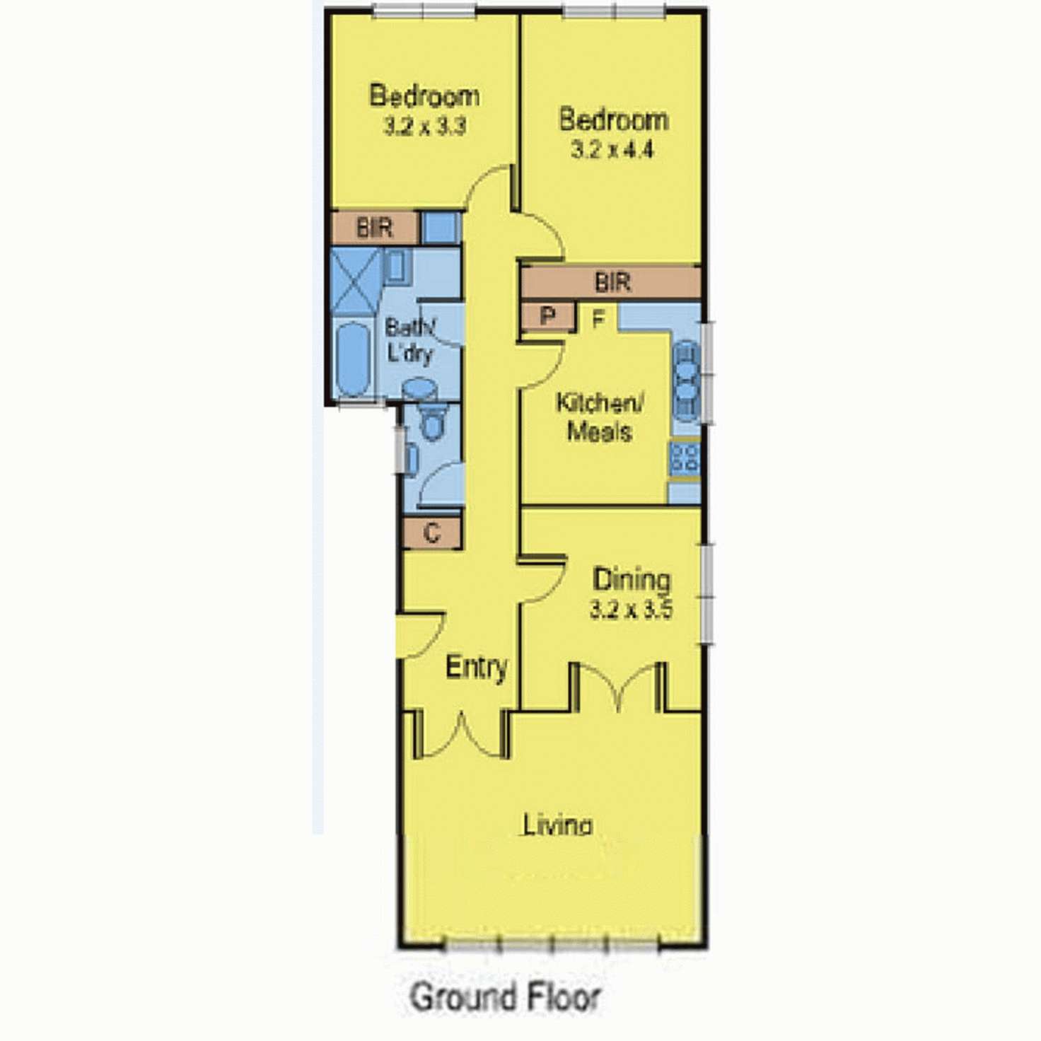 Floorplan of Homely apartment listing, 1/8 Nyora Street, Malvern East VIC 3145