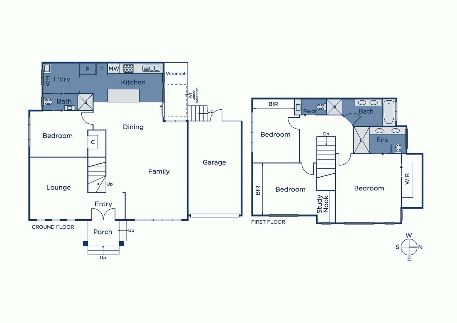 Floorplan of Homely townhouse listing, 1,2,3/8-10 Richmond Street, Blackburn South VIC 3130