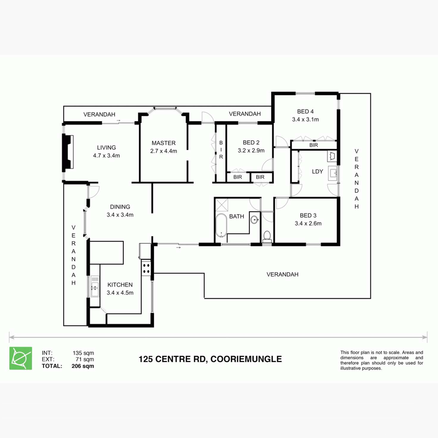 Floorplan of Homely ruralOther listing, 125 Centre Road, Cooriemungle VIC 3268