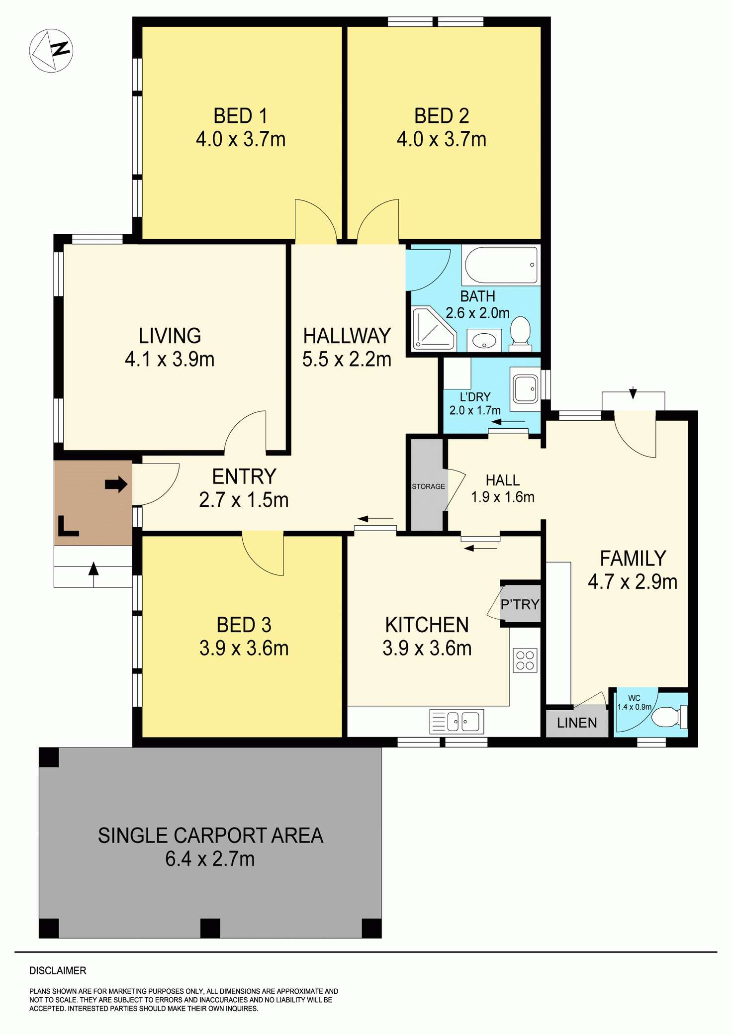 Floorplan of Homely house listing, 413 Norman Street, Ballarat North VIC 3350