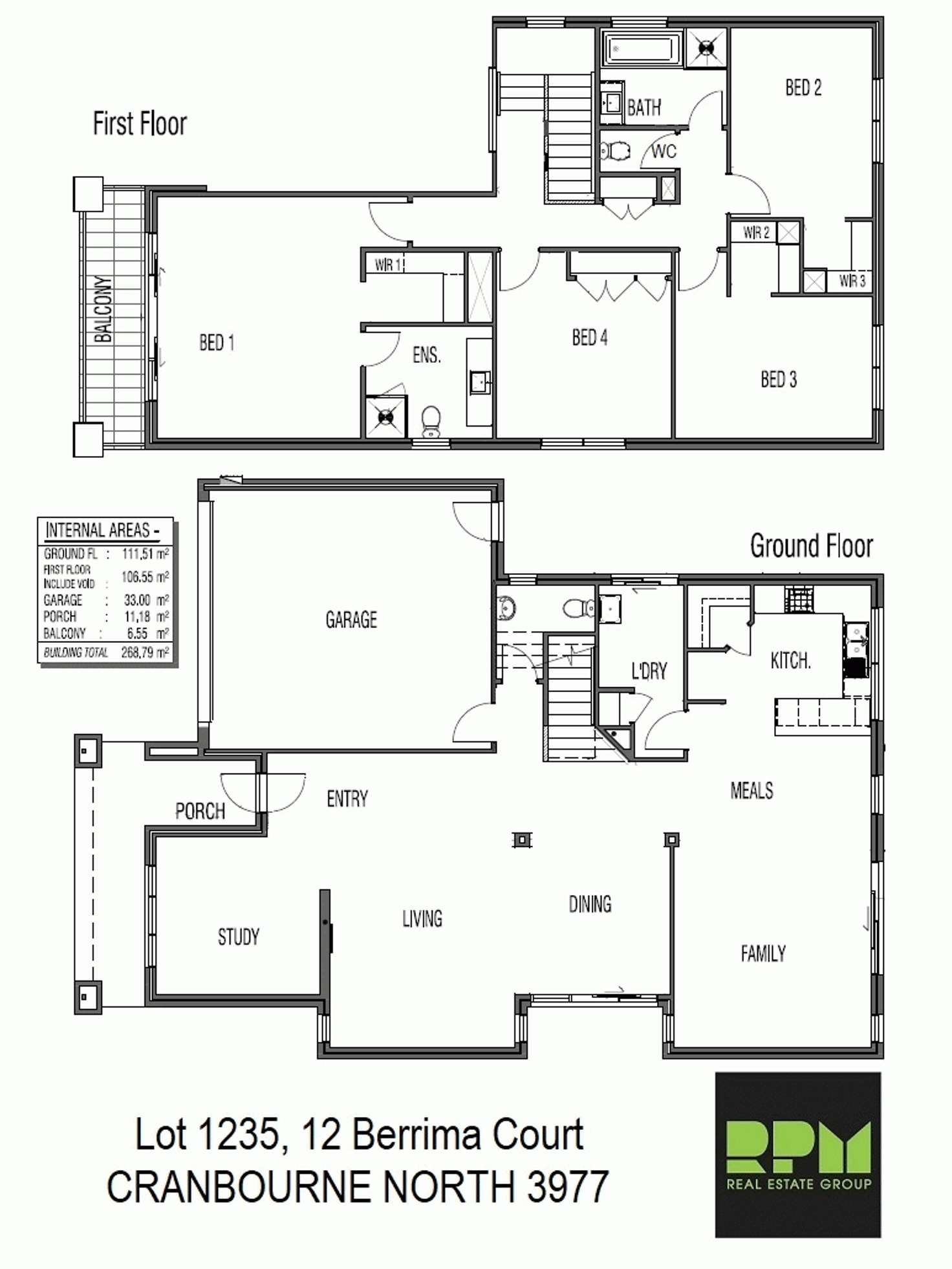 Floorplan of Homely house listing, 12 Berrima Court, Cranbourne North VIC 3977