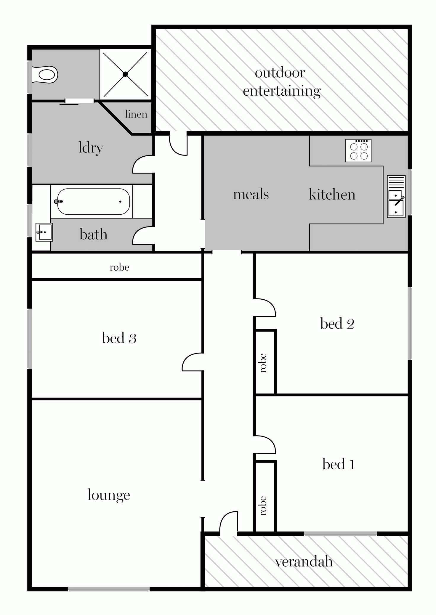 Floorplan of Homely house listing, 336 Albert Street, Sebastopol VIC 3356