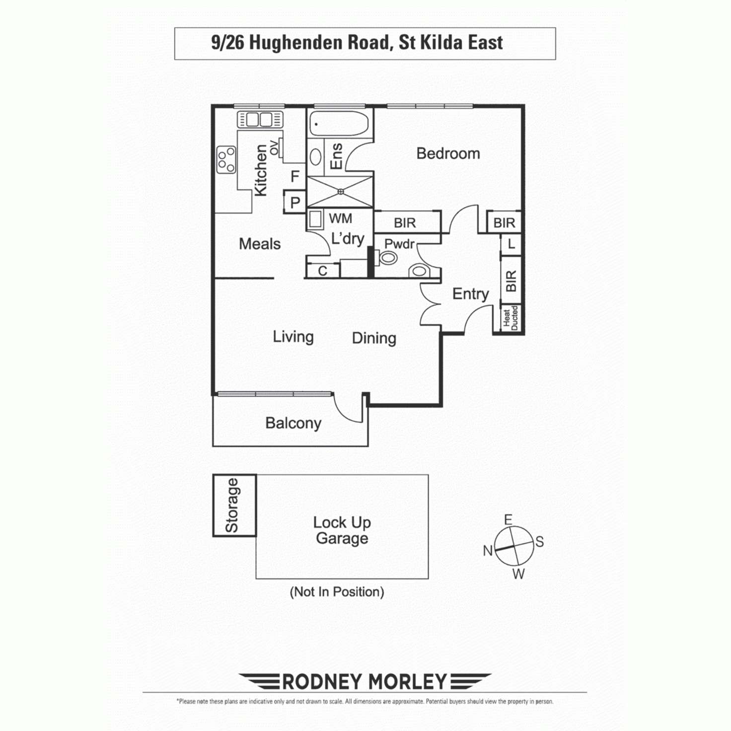 Floorplan of Homely apartment listing, 9/26 Hughenden Road, St Kilda East VIC 3183